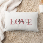 LOVE Wedding Accent Pillow Lendenkissen (Decke)