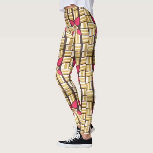 Love West African Print Straight Pants Leggings (Links)