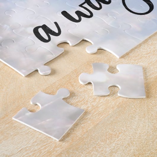 Love will find a way! Sky Blue Dandelion Puzzle (Seite)