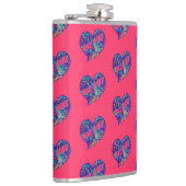 Love Wins Art Heart Flachmann (Rechts)