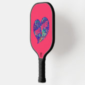Love Wins Art Heart Pickleball Schläger (Links)