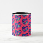 Love Wins Art Herz Tasse (Zentrum)