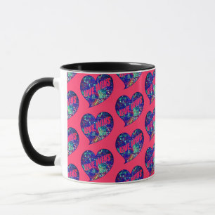 Love Wins Art Herz Tasse