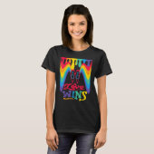 Love Wins Rainbow with Mars Symbol for Gay Love T-Shirt (Vorne ganz)