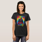 Love Wins Rainbow with Mars Symbol for Gay Love T-Shirt (Vorne ganz)