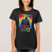 Love Wins Rainbow with Venus Symbol for Lesbian Lo T-Shirt (Vorderseite)
