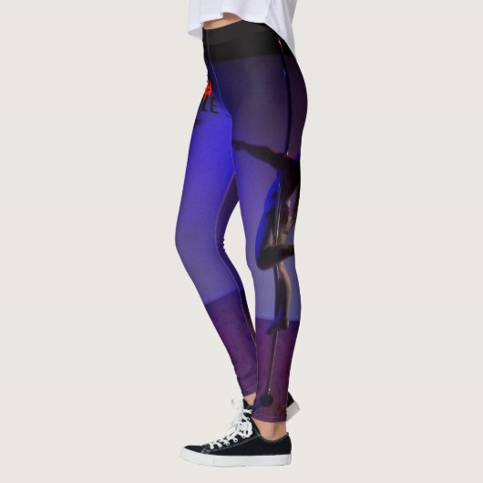 Love wird Pole Sein zieht legging Line Leggings (Links)
