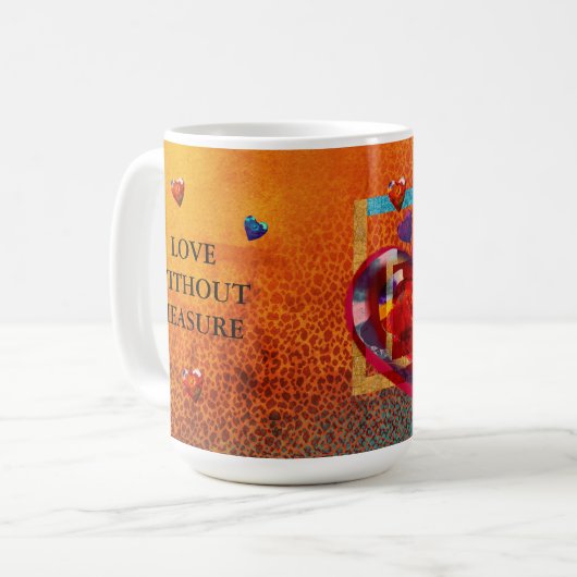 Love Without Measure Cup Kaffeetasse (Vorderseite Links)