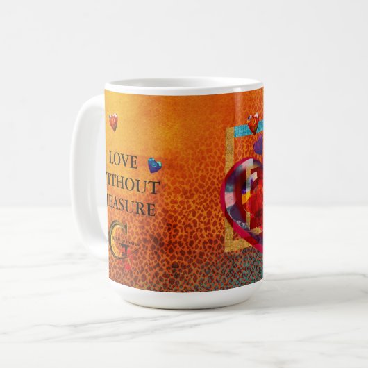 Love Without Measure Mug Kaffeetasse (Vorderseite Links)