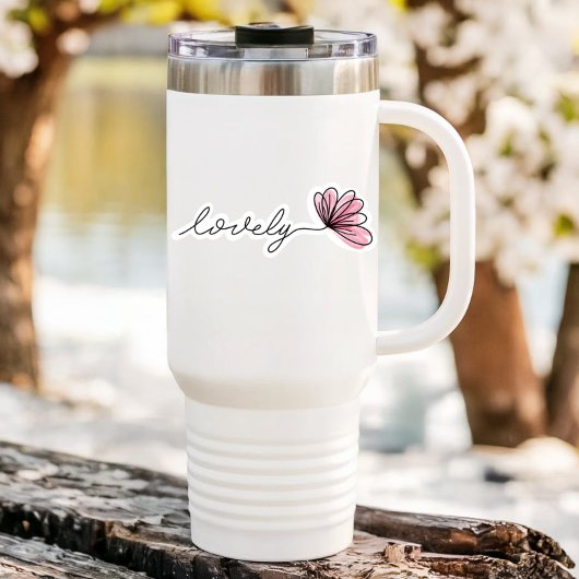 Love Word Blume Notebook | Die Aufkleber