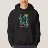 Love World Teacher Life Environment Earth Day Anni Hoodie (Vorderseite)