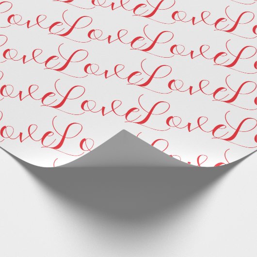 Love Wrapping Paper Geschenkpapier (Ecke)