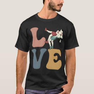LOVE Wrestling Wrestler retro T-Shirt