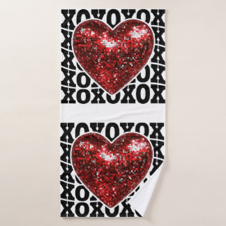 LOVE XOXO BADEHANDTUCH