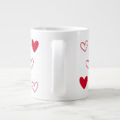 Love you all the life Jumbo-Tasse (Rückseite)
