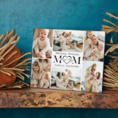 Love You Always Mom Simple Photo Collage Keepsake Fotoplatte (Seite)