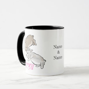 Love you bunnies  tasse