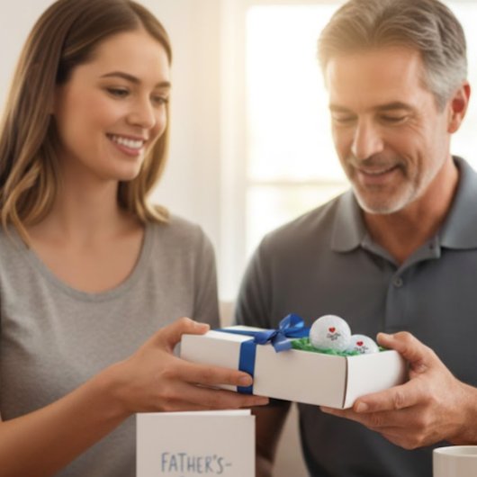 'Love You Dad' Father's Day, Birthdays, Touching Golfball