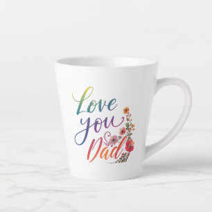 "Love You, Dad" Kleiner Latte-Mug - 0,35 l Milchtasse