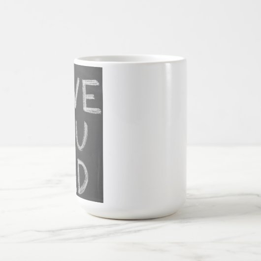 Love You Dad Mug Kaffeetasse (Mittel)