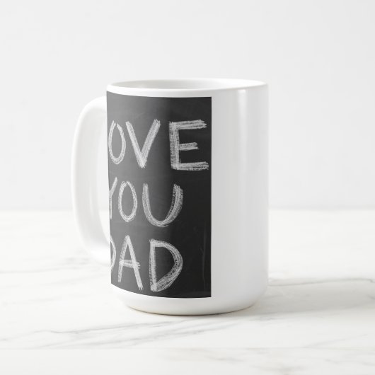 Love You Dad Mug Kaffeetasse (Vorderseite Links)