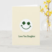 Love You Daughter Simple Card Karte (Gelbe Blume)