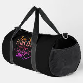 Love You Every Day Not Just One Valentine's Day Duffle Bag (Rechte Ecke)