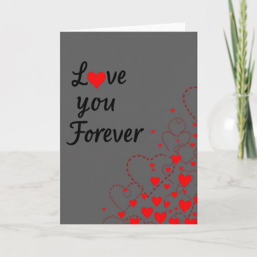 Love You Forever Art Card Karte (Vorderseite)