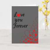 Love You Forever Art Card Karte (Gelbe Blume)
