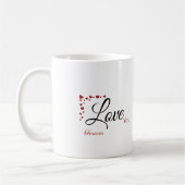 Love You Forever Coffee Mug Valentines Day Kaffeetasse (Links)
