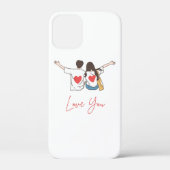 ❤️ Love You Forever - Elegant Custom iPhone Case | (Rückseite)