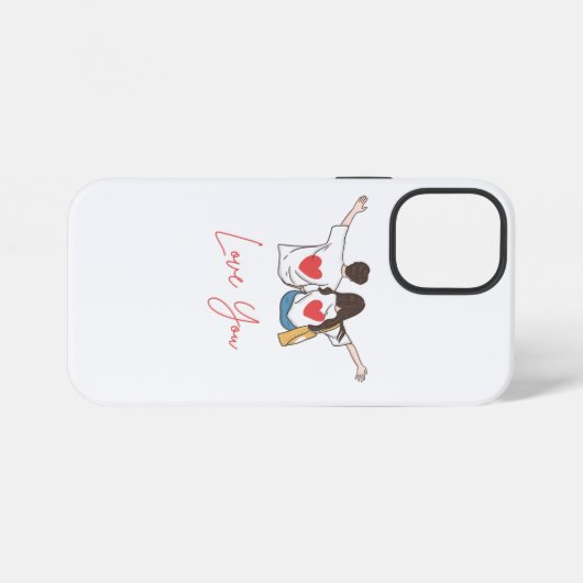 ❤️ Love You Forever - Elegant Custom iPhone Case | iPhone Hülle (Rückseite (Horizontal))