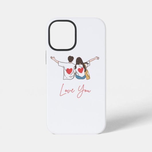 ❤️ Love You Forever - Elegant Custom iPhone Case | iPhone Hülle (Rückseite)
