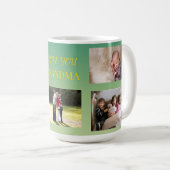 Love You Grandma 5 Photo Design Kaffeetasse (VorderseiteRechts)