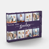 Love You Grandma 8 Photo Collage Purple Fotoblock (Links)