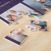 Love You Grandma 8 Photo Collage Purple Puzzle (Seite)