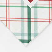 Love You Grandma Custom Text 12-Photo Tartan Fleecedecke (Ecke)