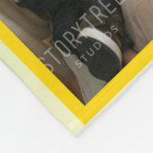 Love You Grandma Photo Collage and Gold Script Fleecedecke (Ecke)