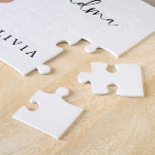 Love You Grandma Your Foto and Script and Heart Puzzle (Seite)