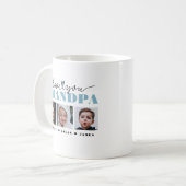 Love You Grandpa/Grampa/Other 3-Photo Kaffeetasse (Vorderseite Links)
