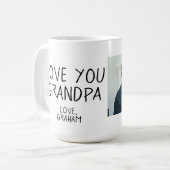 Love You Grandpa Mug Kaffeetasse (Vorderseite Links)