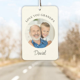 Love You Grandpa Photo Autolufterfrischer