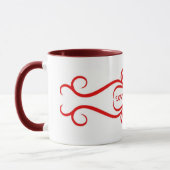 Love You Hearts Deco-Tasse Tasse (Links)