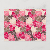 Love You Hearts  Feiertagspostkarte (Vorderseite)