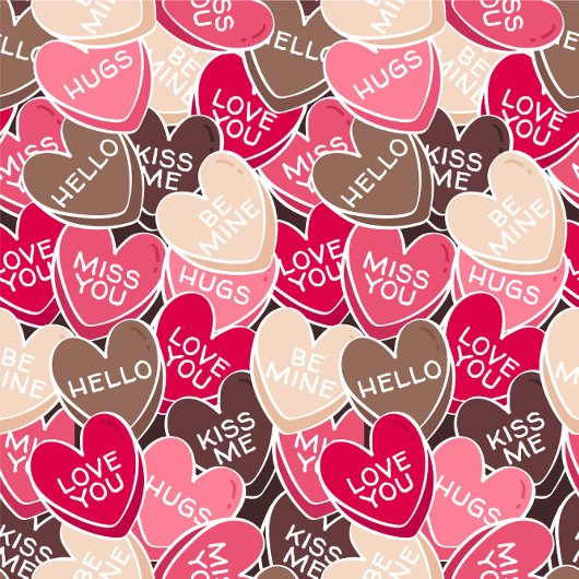 Love You Hearts  Feiertagspostkarte