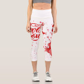 Love You High Waisted Capris (Vorderseite)
