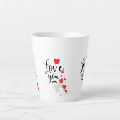 Love You Latte Mug Milchtasse (Vorderseite)