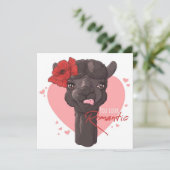 Love You Llama Holiday Card Feiertagskarte (Stehend Vorderseite)