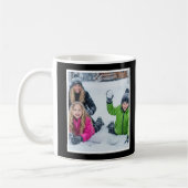 Love You Mom 1 Photo Keepsake Brush Script black Kaffeetasse (Links)