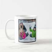 Love You Mom 1 Photo Keepsake Brush Script Kaffeetasse (Links)